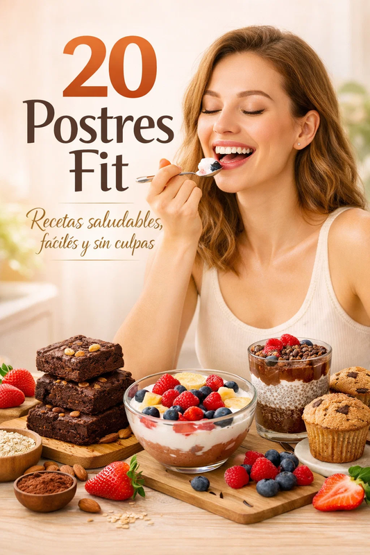 20 RECETAS DE POSTRES FIT